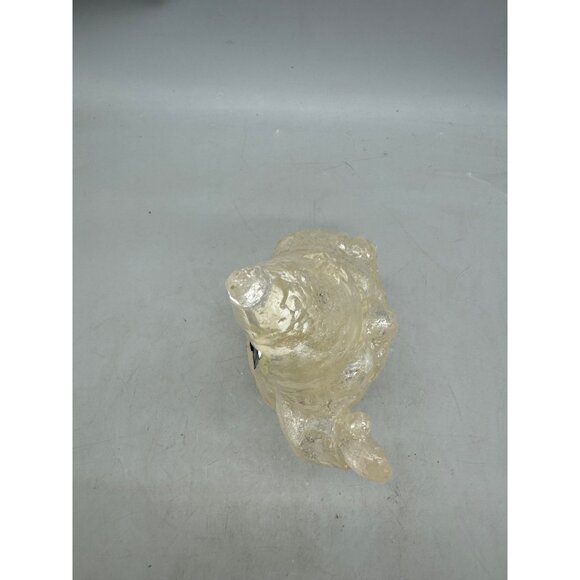 Christmas Solar-Powered Clear Resin Santa Gnome Outdoor Decor Light-Up READ - Picture 7 of 9